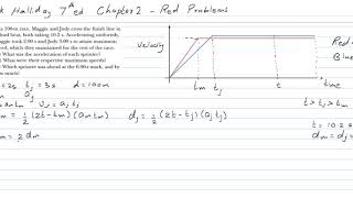 Resnick Halliday 7ed Chapter 2 problem 63 [upl. by Leugimsiul]