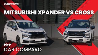 2024 Mitsubishi Xpander Cross vs Xpander Comparo  ZigwheelsPh [upl. by Oicnedurp]