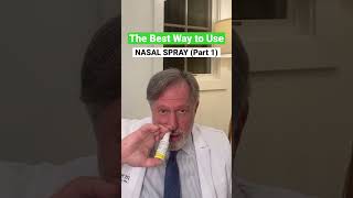 How to use a nasal spray properly ✅ allergies howto doctortips congestion sneezing [upl. by Chandler776]