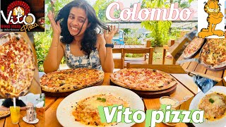 අතේ ඇති ගානට worth pizza  Wood fired pizza  vito pizza  colombo Meesha [upl. by Filip527]