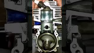 Inside a 2Stroke Engine 🔧  See How It Works in Action [upl. by Assitruc]