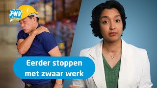 Eerder stoppen met werken voor mensen met zwaar werk [upl. by Tim]