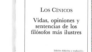 Diógenes Laercio  La vida de los filósofos ilustres  Diógenes el Cínico [upl. by Oicram]