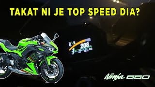 TOP SPEED MODENAS NINJA 650 [upl. by Llerrehs958]