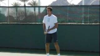 Juan Martin Del Potro Backhands in Slow Motion [upl. by Secunda851]