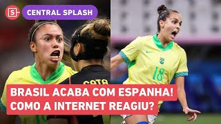 Futebol feminino VENCE e está na final das Olimpíadas 2024 Internet e Bárbara Saryne REAGEM [upl. by Afnin]