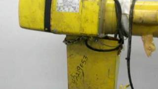 Used Yale 1 Ton Hoist model KEL115TH15S1  Stock 42219053 [upl. by Eibbil]