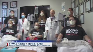 Kidney donors and recipients meet at Ohio State Wexner Medical Center [upl. by Eartnoed]