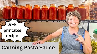 Canning Pasta Sauce Mennonite Recipe [upl. by Daryle932]