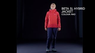 Arcteryx  Womens Beta SL Hybrid Jacket  Rad [upl. by Lizzy]