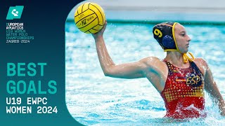 Best Goals  U19 European Water Polo Championships  Zagreb 2024 [upl. by Mansur]