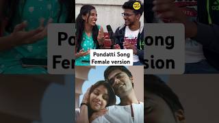 Pondatti Song epdi irukku😍 Comment panunga❤️ Talk Back with Gokul shorts viral chennai simbu [upl. by Allie332]