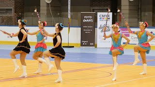 Majorettes Delicje” Niechlów  mini formation mace  Mazoretki  Cieszyn [upl. by Cristie]