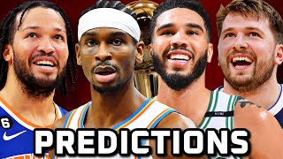 My OFFICIAL 2025 NBA Season Predictions Standings Awards Finals and More [upl. by Alathia]