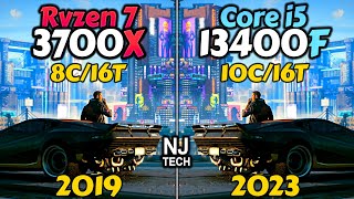 R7 3700X vs i5 13400F  RTX 4070 and RX 6750 XT [upl. by Litnahc446]