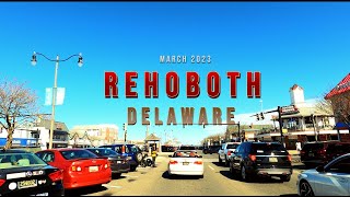 Driving from Rehoboth Beach to Dewey Beach [upl. by Yrrac804]