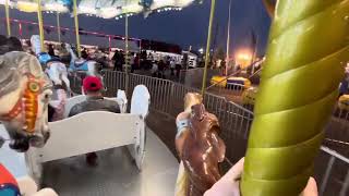 Grand Carousel On Ride POV at the 2024 TUSCARAWAS County Fair [upl. by Orpah660]