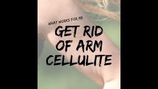 How Get Rid of Arm Celllulite  3 Things That Work  Over 40 Skincare [upl. by Nahtahoj653]