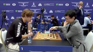 PETROV DEFENSE ❌️ Magnus Carlsen vs Yu Yangyi  FIDE World Chess Championship 2023 [upl. by Cherin]