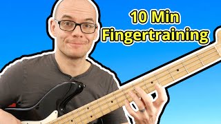 10 Min Live Bass Fingertraining [upl. by Peterec]