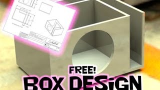 Free Sub Box Design 12quot Sub 25 Cubic Ft at 34 HZ [upl. by Aneert]