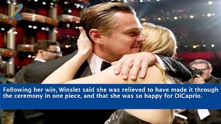 Leonardo Dicaprio Oscar Kate Winslet Reaction [upl. by Norm187]