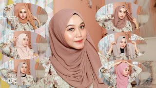 5 TUTORIAL JILBAB PASHMINA KEKINIAN PART I [upl. by Saibot776]