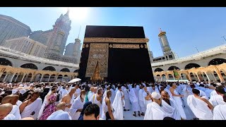 4K 360 View Tawaf of Kaaba at Masjid alHaram Mecca [upl. by Anwahsar92]