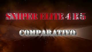 Sniper Elite 4 vs Sniper Elite 5  Comparativo  top 10  um tiro rápido [upl. by Anaila]