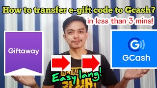 How to transfer egift code to Gcash Easy [upl. by Gnanmas]