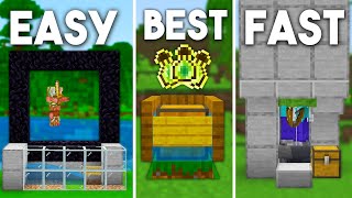 Easiest Raid Farm for Minecraft Bedrock 120 [upl. by Dupin128]