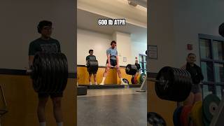 600 lb deadlift PR powerlifting sumodeadlift gym [upl. by Pacorro]