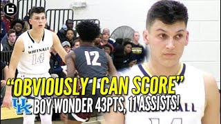 quotOBVIOUSLY I CAN SCOREquot KENTUCKY commit Tyler Herro scores 43 Points 11 Assists Full Highlights [upl. by Langelo169]