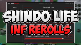 BEST Shindo Life Script Hack INFINITE REROLLS AUTOFARM SCROLL FARM amp MORE PASTEBIN 2024 [upl. by Stephani]