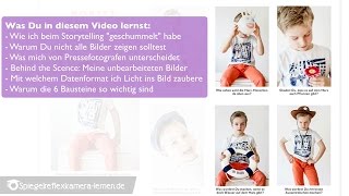 Kinderportrait mit Storytelling  Behind the Scenes vom ProfiFotografen  Der Onlinekurs für Eltern [upl. by Alleuqram]