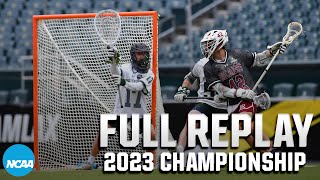 LenoirRhyne vs Mercyhurst 2023 NCAA DII mens lacrosse championship  FULL REPLAY [upl. by Tihom129]