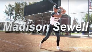 2022 Madison Sewell Committed Tufts University Slapper Outfield amp 1st Base  Softball Skills Video [upl. by Beauregard202]