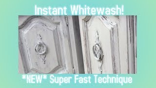 Spray Bottle White Wash Chalk Paint NEW Chalkpaint Technique 1 Step Silicone Spray Whitewash [upl. by Moth]