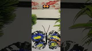 butterfly painting drawing shorts short viralvideo youtubeshorts trending trendart [upl. by Pascha]