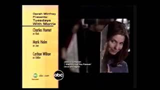 Oprah Winfrey Presents Tuesdays With Morrie ABC Split Screen Credits Update 4 [upl. by Nellahs]