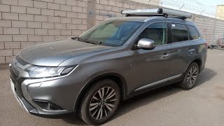 Roof Rack installed and Bracket Conversion for Mitsubishi Outlander 2018 [upl. by Leasi688]