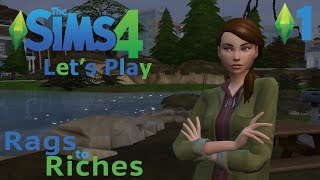 Lets Play The Sims 4  NO MONEY  Rags to Riches   Part 1 [upl. by Ardnazil]