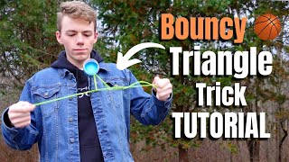 BOUNCY TRIANGLE YoYo Trick TUTORIAL [upl. by Godbeare404]