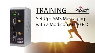 Set Up SMS Messaging with a Modicon M340 PLC [upl. by Lahey]