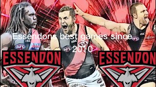 Best wins and highlights for Essendon since 2010 [upl. by Anasxor800]