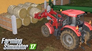 Układanie bel  Farming Simulator 17 Górale V5  5 [upl. by Dumond]