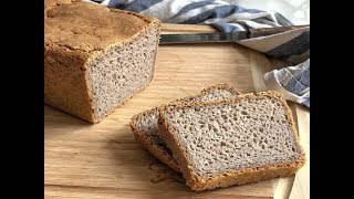 Pane di grano saraceno Senza glutine e senza lattosio [upl. by Aivat]