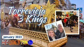 Torrevieja Three Kings  Cabalgata de Reyes Magos Torrevieja 2023 [upl. by Smoot]