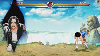 Kyo Kusanagi vs ChunLi  Legendary Fighters Face Off [upl. by Haymo]