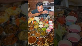 BIGGEST RAVAN THALI😱 GUINESS WORLD RECORD HOLDER THALI😍🔥 shorts foodie foodlover [upl. by Good]